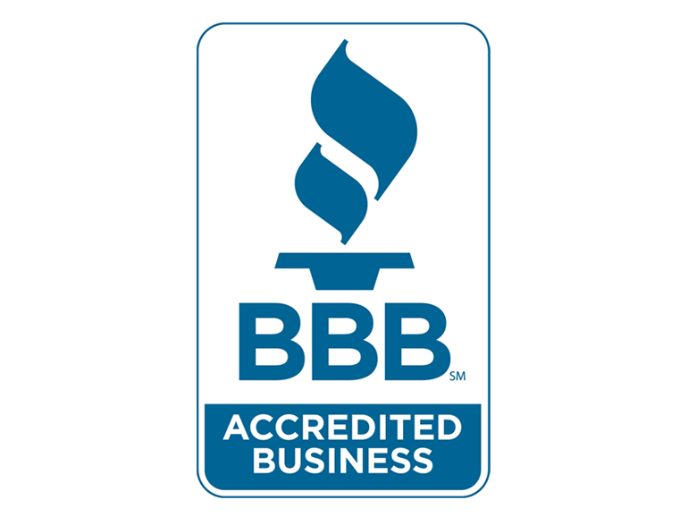 A bbb accredited business seal.